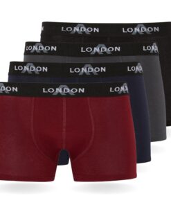 Boxers FM London Lot de 8 pour Hommes Élastiques - Doux et Qualitatifs OEKO-TEX STANDARD 100