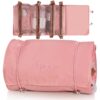 Trousse de toilette femme suspendible Aucuu, portable et multiple compartiments, idéale pour Voyage et Sortie