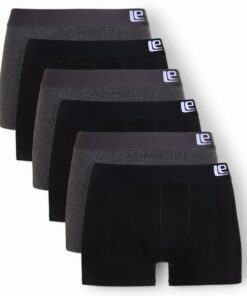 Caleçons Lower East Homme Lot de 6 Élégants et Confortables pour Sport et Bain