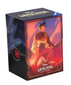 Jeu de Cartes à Collectionner Ravensburger Disney Lorcana TCG Ciel Scintillant dès 8 Ans Boîte de Rangement de Deck Ra