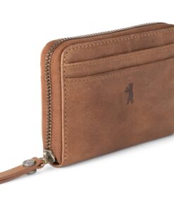 Berliner Bags Vintage Portefeuille Elsa en Cuir de Vache Haute Qualité pour Femme - Protection RFID et Coffret Cadeau -