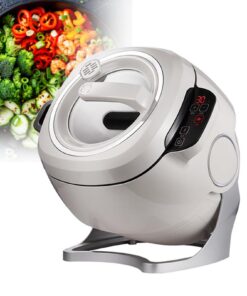 Automatische Kochmaschine 2000 W 6 l 360° rotierend für gebratenen Reisavec 3 Geschwindigkeiten|-|Fr difficoltà di cottu
