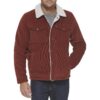 Veste Camionneur Levi's Corduroy Sherpa Lined Élégante pour Hommes en Standard et Big & Tall