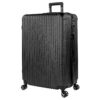 Valise ITACA Grande Taille 23Kg Rigide Spacieuse XL Noir pour Voyages Longs et Séjours ÉtendusUltra Résistante