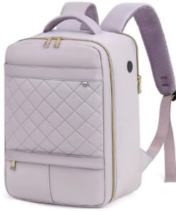 Sac à Dos Voyage Ryanair Broderie Losange 20 L Femmes Pochette Antivol Easyjet