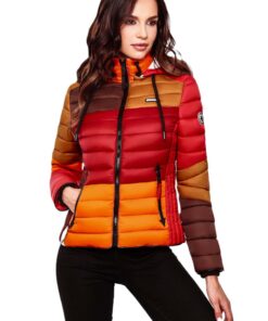 Veste d'hiver matelassée Navahoo pour femme - Chaude et Comfortable - Mode 2023 - Taille M - Couleur Gris Mouton