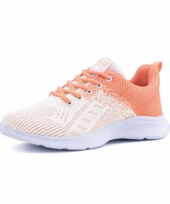 Hitmars Basket Femme Running Chaussures Sport Marche Fitness Orange 39