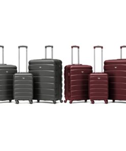 Valise Flight KnightABS Lightweight 3 Tailles pour Voyageurs, Compatible Air France et easyJet! Bagage Main et en soute,