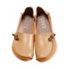 Chaussures pour femme en cuir de vachette véritable - Confortables et légères - Antidérapantes - Élastiques - Chaussures