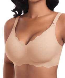 Ganado Soutien-Gorge Femme Sans Armature Sans Coutures Avec Maintien Classique Pour Toute La Journée