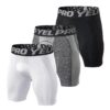 Short de compression Ruowuhen Lot de 3 Séchage rapide Court Collant Homme Fitness Cyclisme