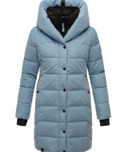 Manteau d'hiver chaud Navahoo pour femme matelassé capuche col amovible XS à XXL