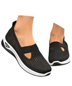 Chaussures orthopédiques femme pas cher sans laçage marche confortable 2025