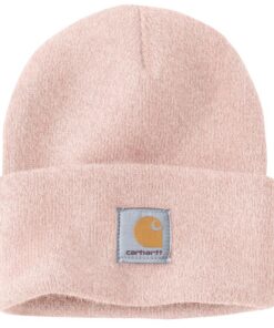 Carhartt Bonnet en Tricot avec Revers Ajustable pour Homme - Chapeau d'Hiver Thermique, 100% Coton, Durable