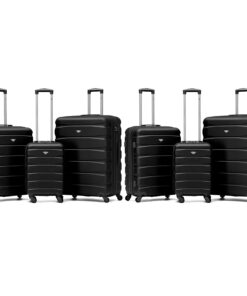 Valise Flight Knight ABS Polyvalente pour Air France et easyJet | Légère et Grande Capacité | Idéale pour Voyageurs et B