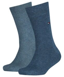 Tommy Hilfiger Chaussettes Garçon - Lot de 2 - Séduit par la qualité - Idéal pour l'école et l'activité - Confort et sty