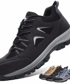 CYKYGGO Chaussures de Sécurité Hommes et Femmes Légères et Confortables Protection par Émetteur d'Acier pour le Travail