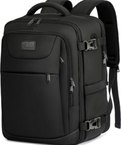 LYNXCHER Sac à dos voyage pour avion | Cabine | Homme et Femme | Ordinateur portable 14 Pouces | Noir | 20L | Petit sac