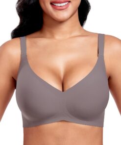 Soutiens-gorge Vinfact Col en V Femme Ultra Doux pour Quotidien dengan Extender Supplémentaire Soutiens-gorge Vinfact