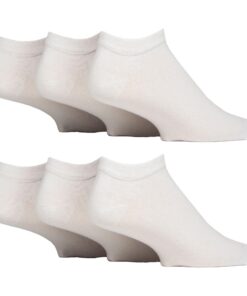 Chaussettes Basses Diabétiques sans Élastique pour Homme | IOMI 6 Paires Chaussettes Extra Larges Courtes | Soins Pieds