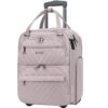 Valise Cabine Trolley KROSER 40 cm Rose – Porte-Bagages sous le Siège, Léger et Résistant