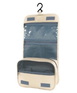 Trousse de Toilette AiQInu Grande et Multifonction pour Voyage, Imperméable et Organisateur avec Crochets, Hommes et Fem