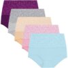 Culotte Femme Sexy Sans Couture en Coton Respirant - 6pcs Lot Multicolore Confortable pour Tenue Quotidienne | Slips