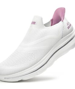 ODCKOI Chaussures de Sport Respirantes Femmes Jogging Comfortables Fitness Usage Femmes Marche