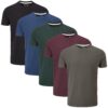 Charles Wilson Pack de 5 T-Shirts Unis à Col Rondtaille XS-Ltaille XS-Ltendance mode américanneréférence en ventes