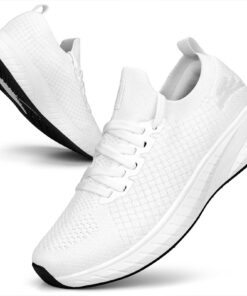 Puweco Chaussures de Sport Femme Confort Respirant Léger Fitness Gym Jogging Outdoor Sneakers