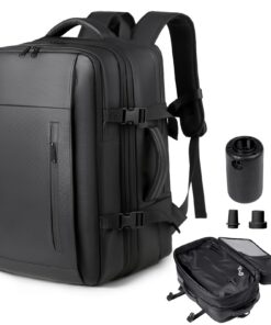 Sac à dos sous vide Venchin pour voyageur en classe économique, sac aspirable Easyjet 45x36x20 cmavec pompeefficient