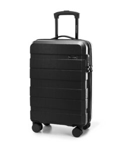 WITTCHEN Valise Cabine Rigide pour Avion avec 4 Roulettes Pivotantes Serrure à Combinaison Poignée Télescopique Taille M