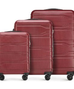 Valises de Voyage Modernes WITTCHEN Trail Style 3 Pièces (S/M/L) – Légères, Conçues pour les Voyageurs, Durable et Spaci
