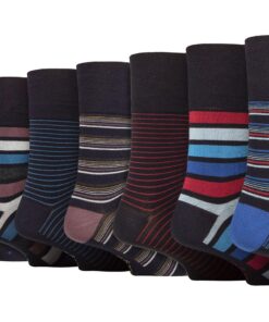 Gentle Grip Chaussettes Bambou Homme Sans Elastiques Non Comptimantes | Sans Couture pour Diabétique 9 Paires