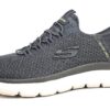 Skechers Summits High Range Baskets Homme Charbon Maille, Homme, Chaussures de marche, Sentiers de randonnée, Respirante