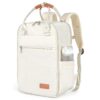 Sac à dos voyage cabine Ryanair pour Lossga antivol avec compartiment ordinateur 40x20x25cm beige