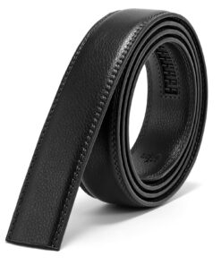 JASGOOD hombres ceinture en cuir cliquet 35mm fonctionnelle pour hommes