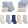 Chaussettes Crew QIYIENDIAN Coton 5 Paires pour Enfants Élégantes et Doux Élastiques Couleurs Unies Garçons et Filles