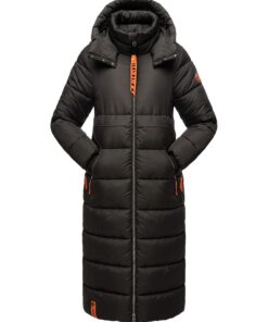 Navahoo Manteau d'hiver chaud matelassé avec capuche pour femme XS-XXL