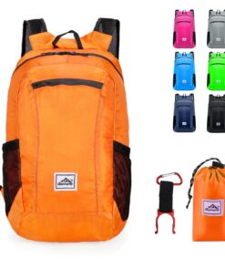 Sac à dos Lywencom pour la randonnée pliable et léger 20L imperméable, idéal pour le cyclisme et le camping Sac à dos