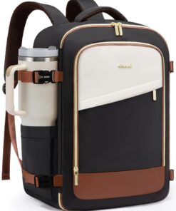 LOVEVOOK Sac à Dos Avion Léger et Étanche pour Voyage, Weekend et Affaires | Taille 40x20x25 cm | Homme et Femme | Étanc