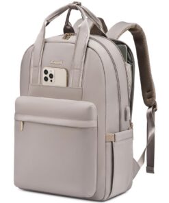 LOVEVOOK Sac à dos pour femme étanche et élégant - Idéal pour le travail et l'université - Avec compartiment pour ordina