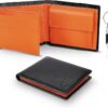 Étui Minimaliste Herren aus Echtem Leder mit RFID-Schutz, Schwarz, 2 x 9,5 x 11,5 cm, Schutz against Data Theft