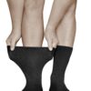 Chaussettes diabétiques vitsocks extra large pour homme (3 paires) pieds gonflés gros mollet non comprimantes