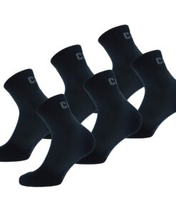 Caterpillar Chaussettes de Travail Quarter Socks Hommes 6 Paires Hauteur Cheville Reinforcées Coton Élégant