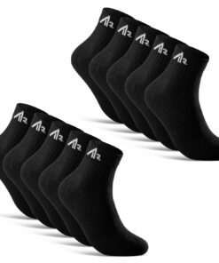 Chaussettes de Sport Lot de 10 Paires Sockenkauf24 Homme Femme Coton Fonctionnelles (i1R)