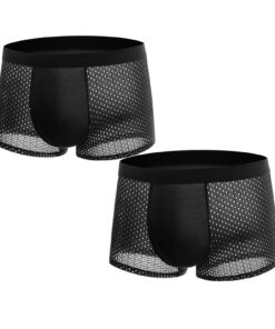 Boxers en coton respirant taille moyenne séchage rapide