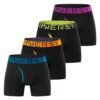 Caleçons homme coton stretch confortables INNERSY lot de 4 OEKO-TEX STANDARD 100