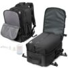 Sac à Dos de Voyage Compression Sous Vide pour Femme 40x20x25 cm Sac Cabine pour Bagage à Main Voyage Grande Capacité Be