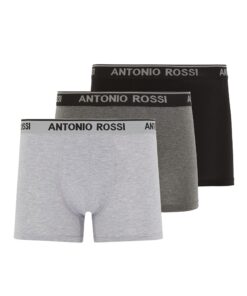 ANTONIO ROSSI Boxers Ajustés pour Hommes Bretelles Àériennes - Lot de 3/6 OEKO-TEX STANDARD 100